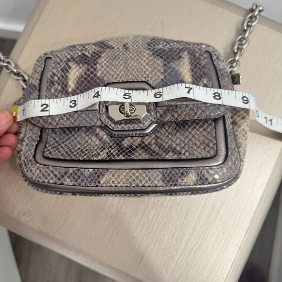 Coach Python Leather Cross Body Bag - Picture 12 of 15